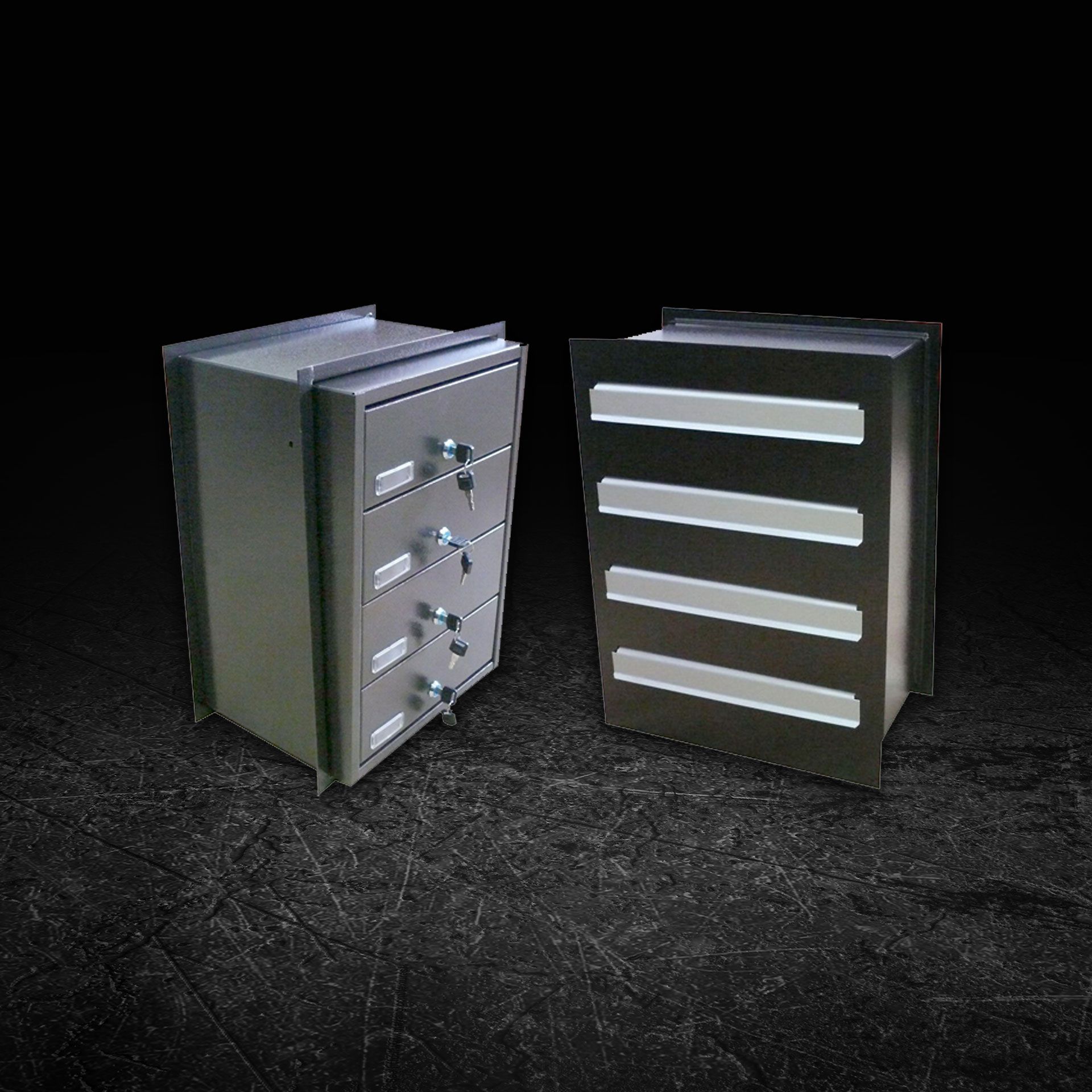 Lauko tipo blokuota pašto dėžutė