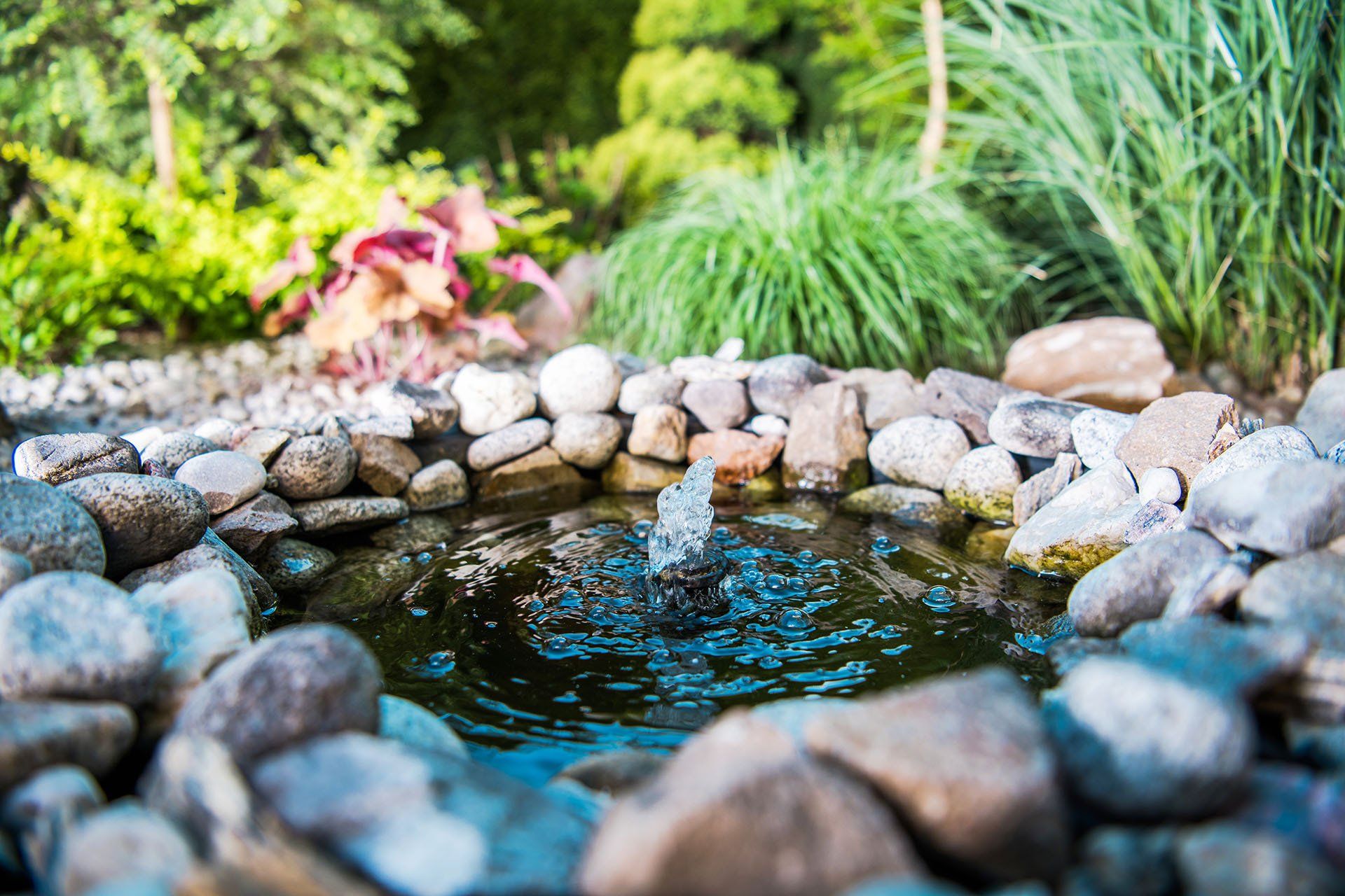 Water Fountain — Asheville, NC — Green Outdoors Landscaping & Nursery