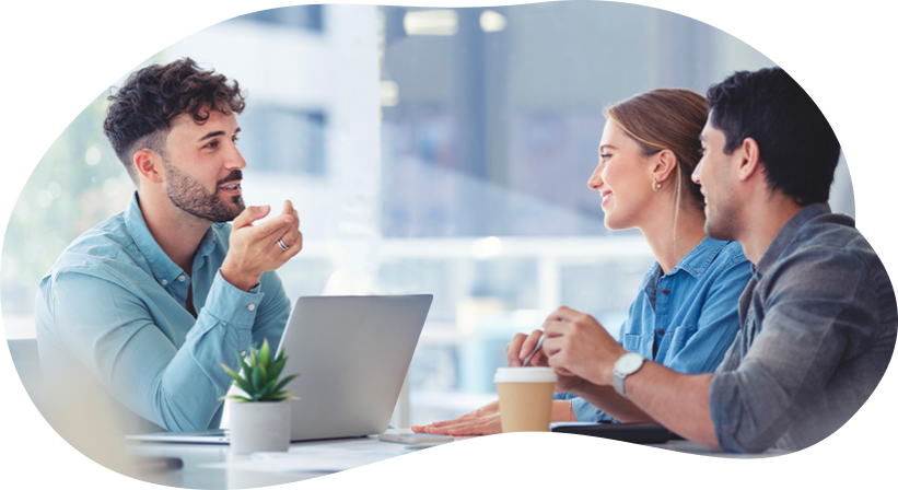 Live financial reporting session with two bookkeeping clients