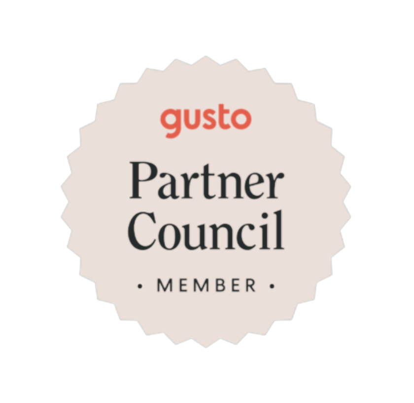 Gusto Partner Council Member badge