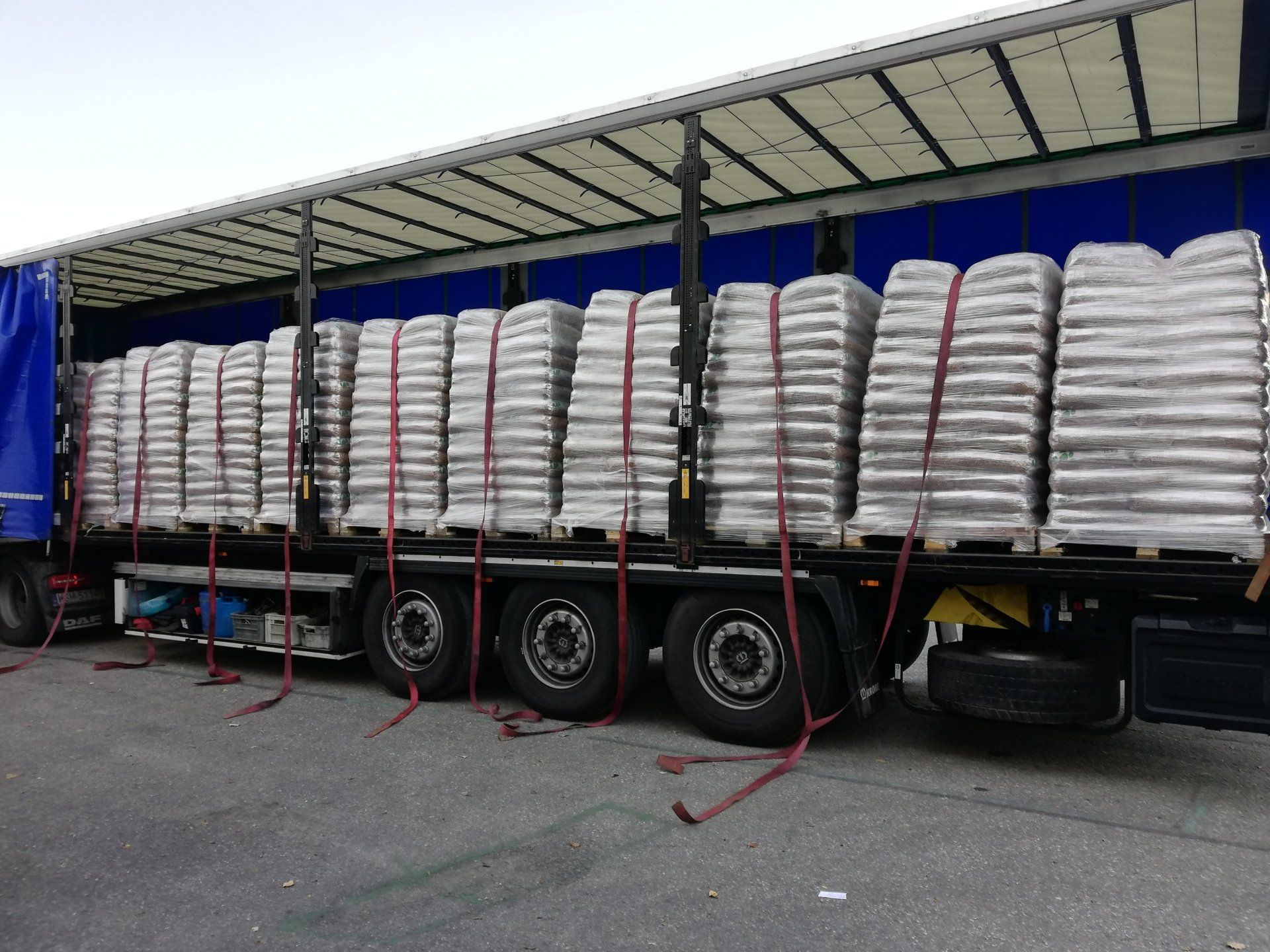 Distribuzione e consegna pellet