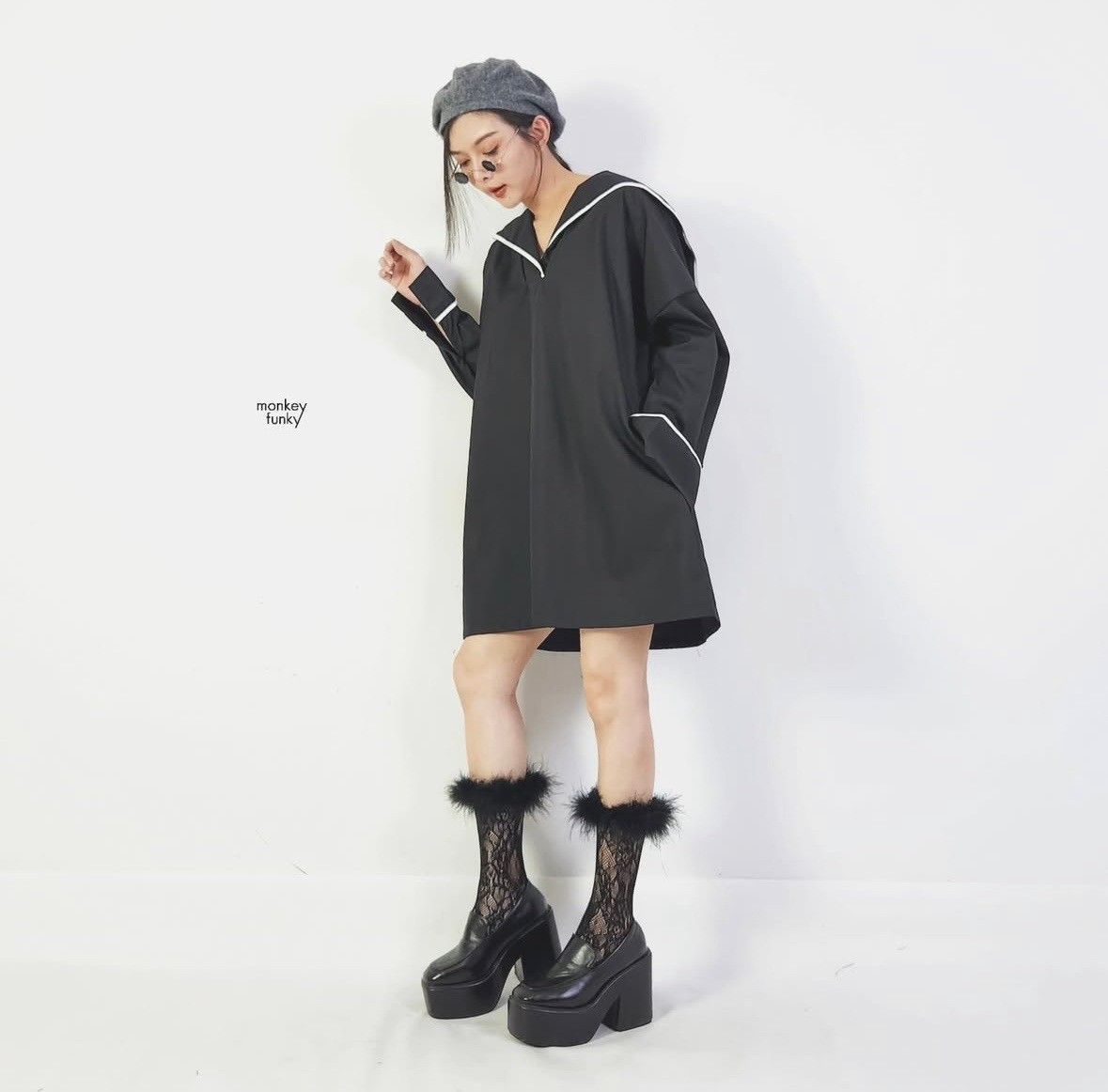 MF水手服造型洋裝