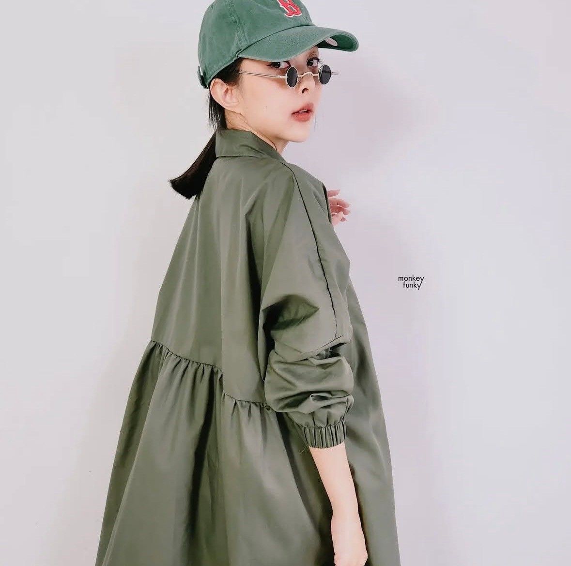 MF OVER SIZE長板襯衫洋