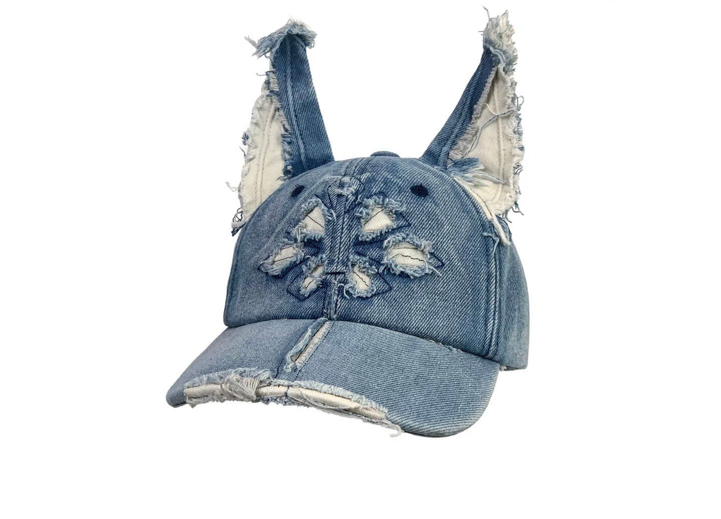 狐狸耳朵造型牛仔帽