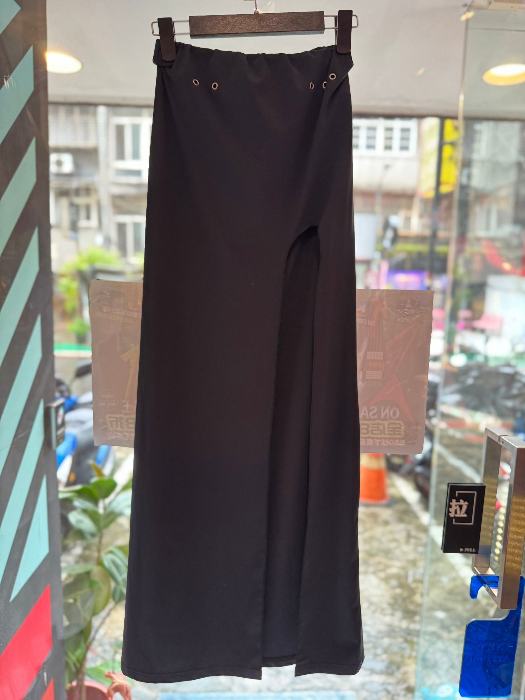 超彈力個性高開岔修飾窄裙