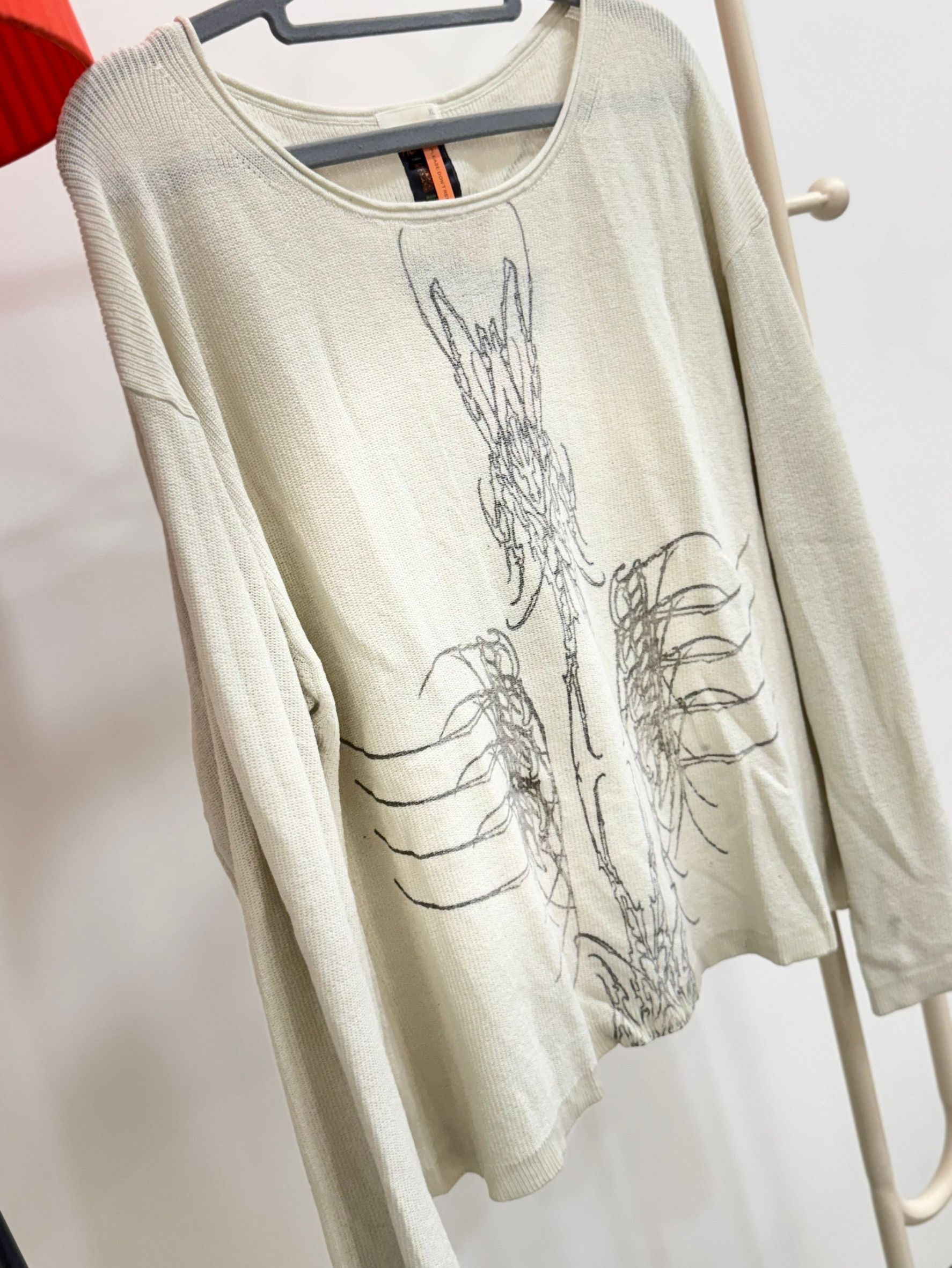 泰國設計師手繪針織上衣