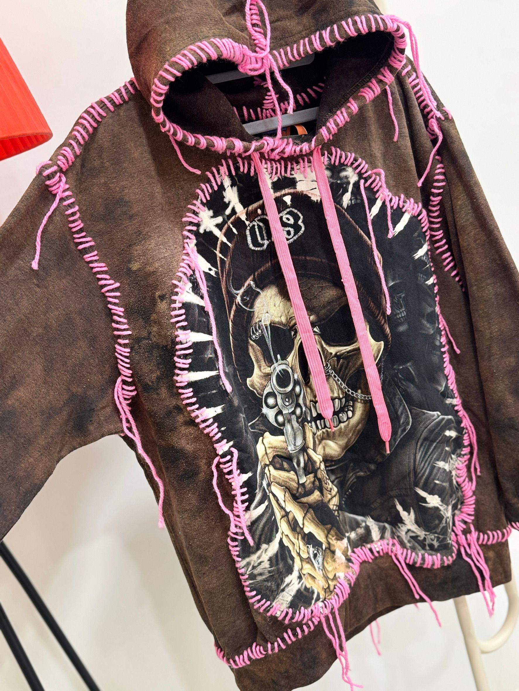 泰國設計師 手縫骷髏帽T