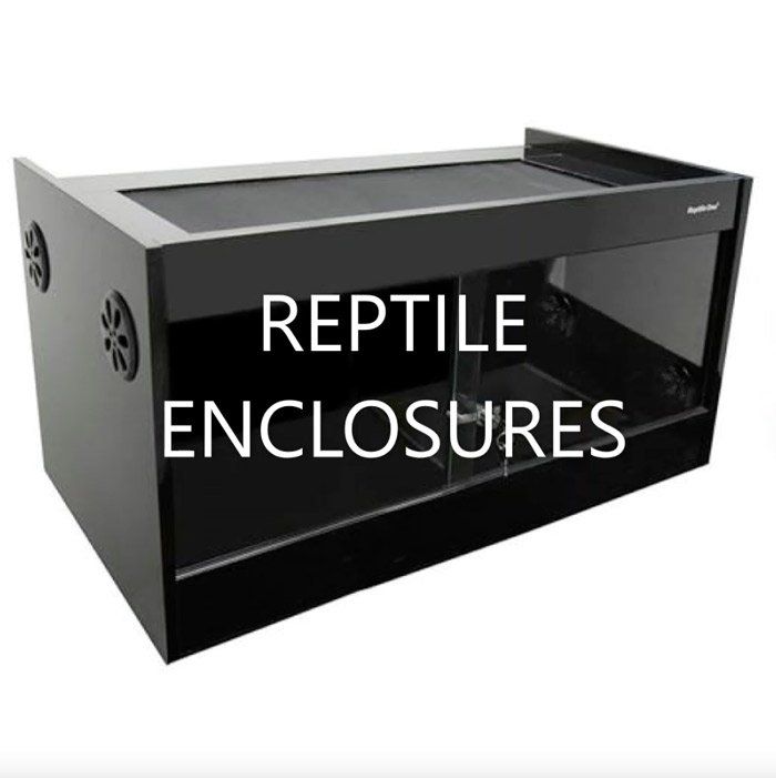 Black Reptile Enclosures — Summerland Aquarium in Wollongbar, NSW