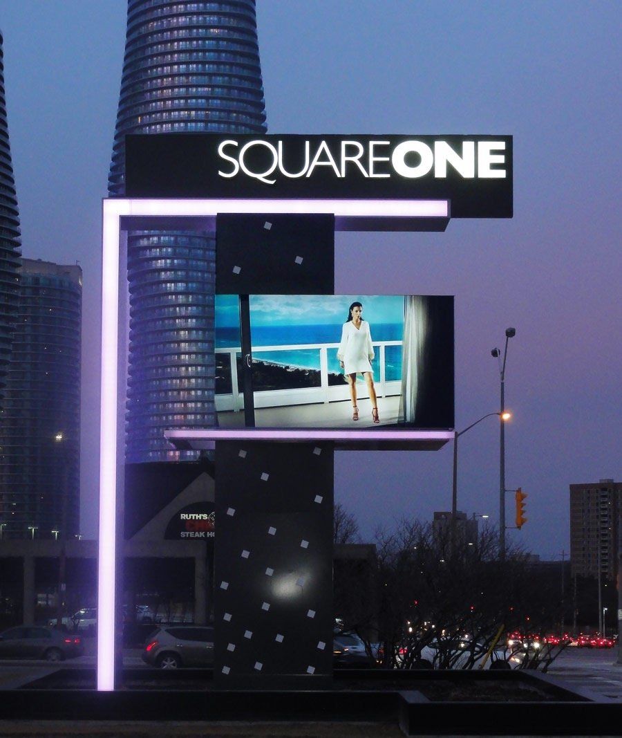 Summer Dreaming campaign featured on pylon signs