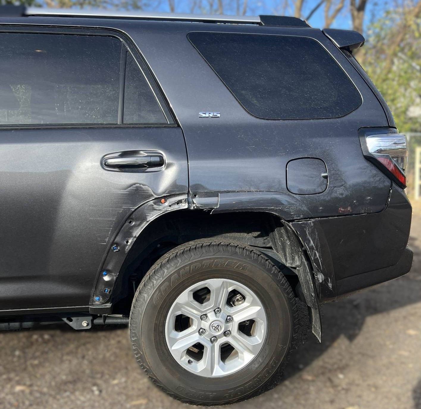 Before photo of repairs done at Modern Auto Body from a vehicle that was in a collision.