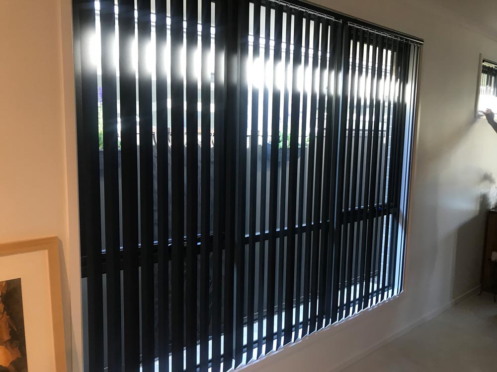 black vertical blinds adelaide south australia