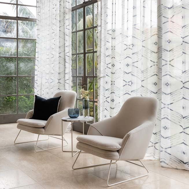 sitting area with new curtains adelaide south australia