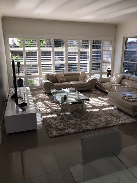 modern room with new shutters adelaide south australia