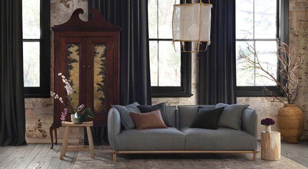 grey couch in modern living room adelaide south australia