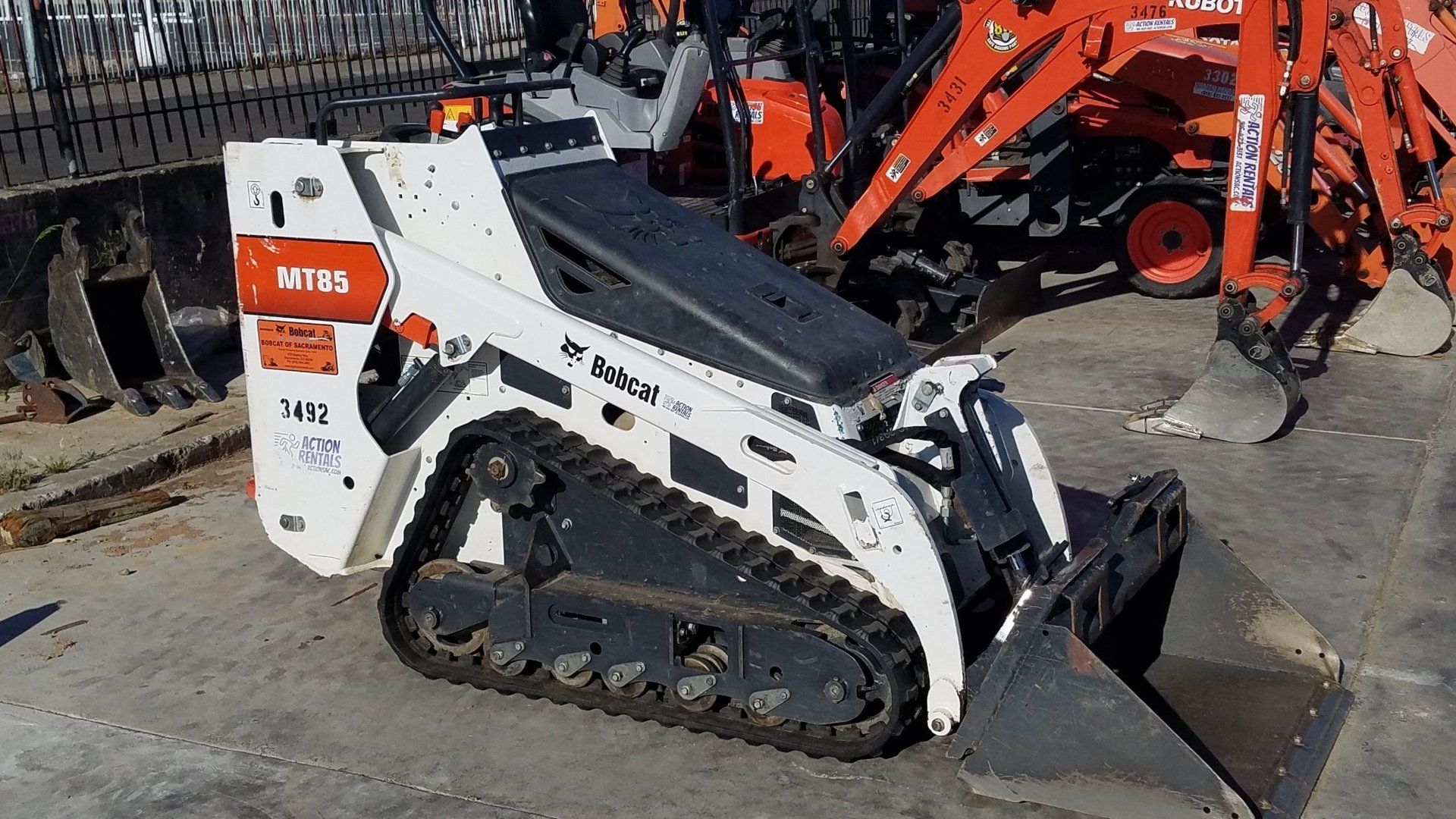 Man on Tractor — Sacramento, CA — Action Rentals