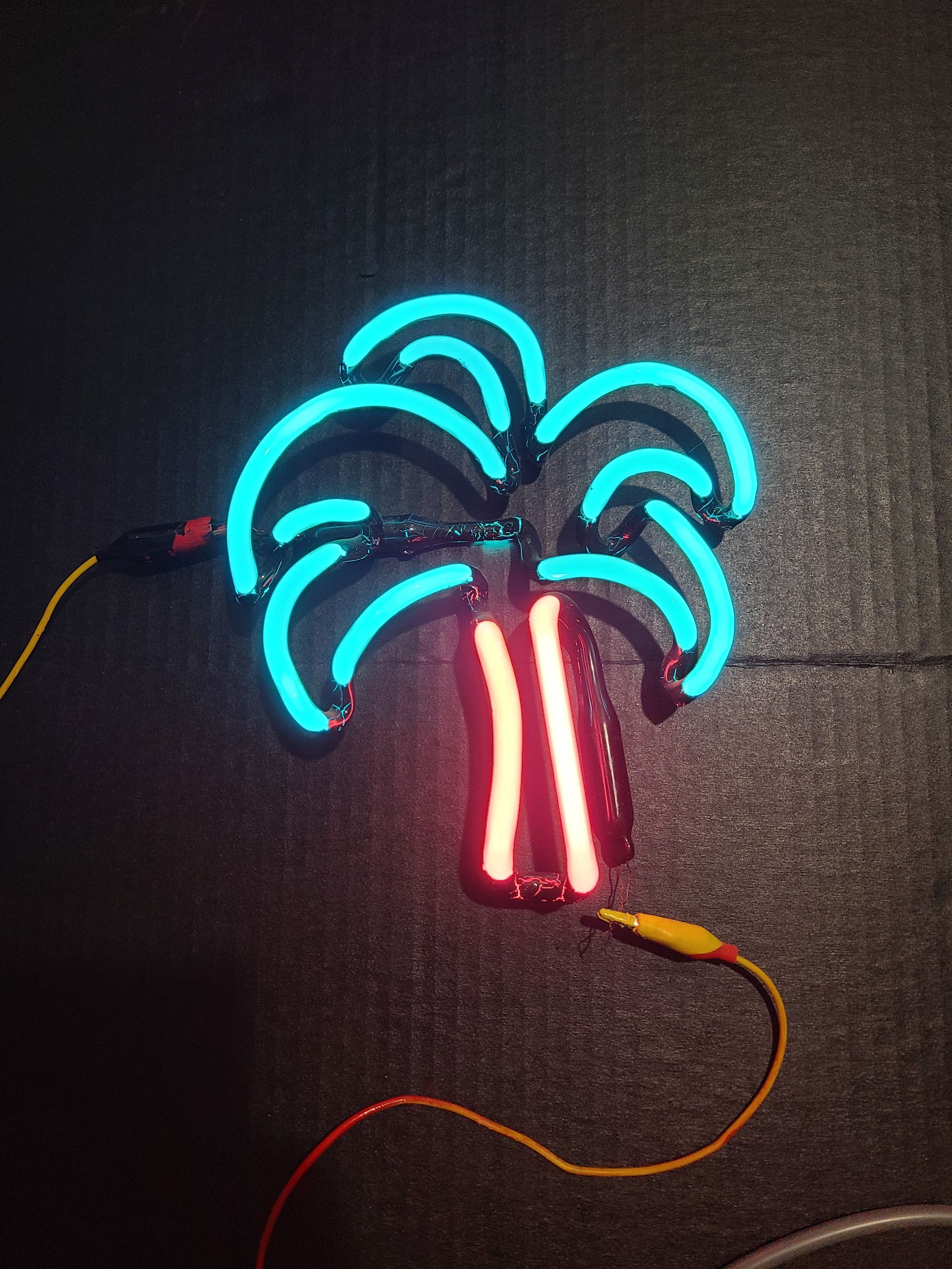 Bud Light Party bus palm tree right