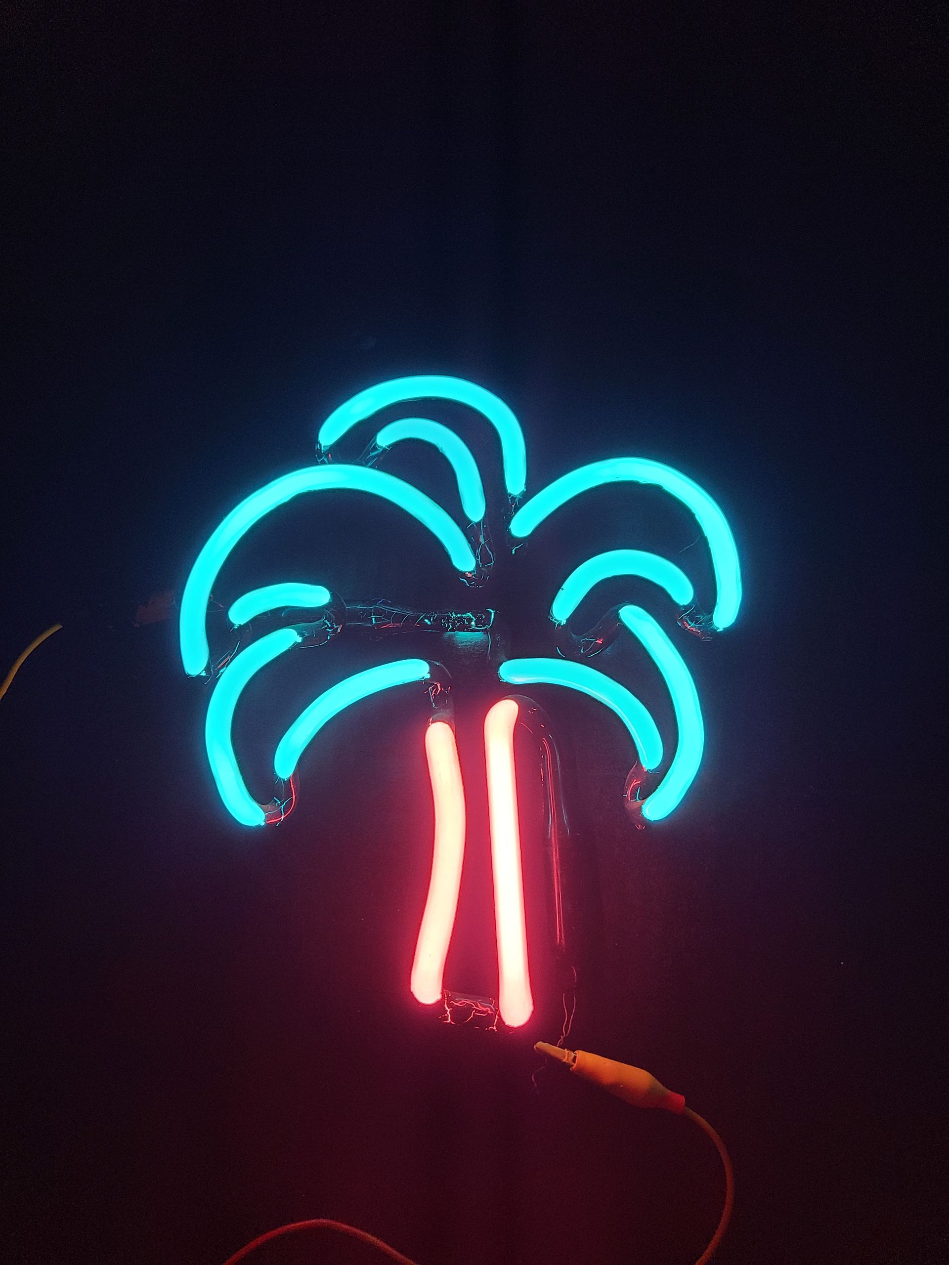 Bud Light Party bus palm tree right