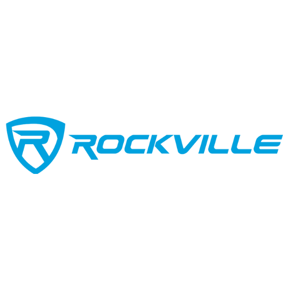 Blue Rockville logo with a shield icon and the brand name.
