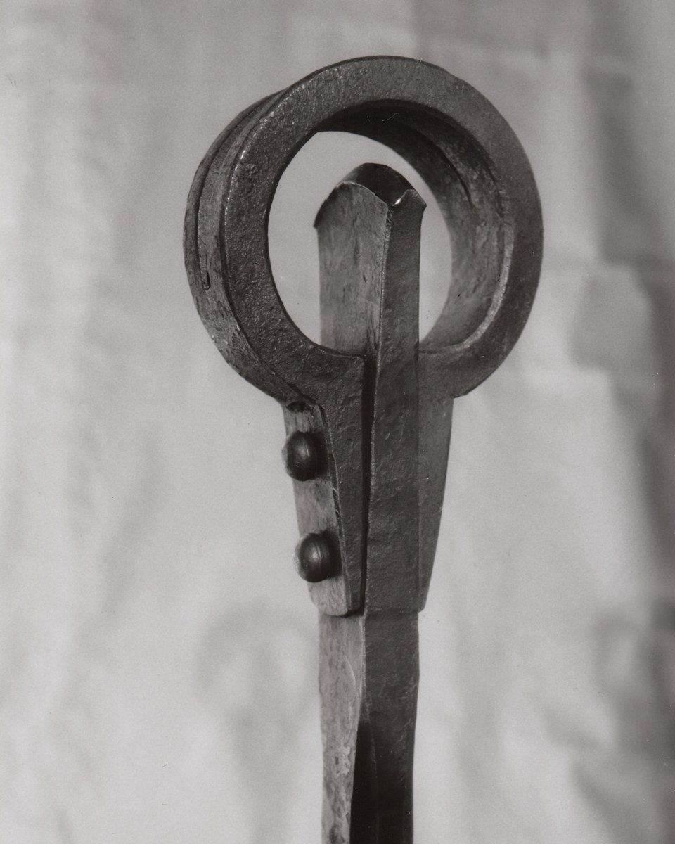 hand forged fireplace andirons penalnd detail