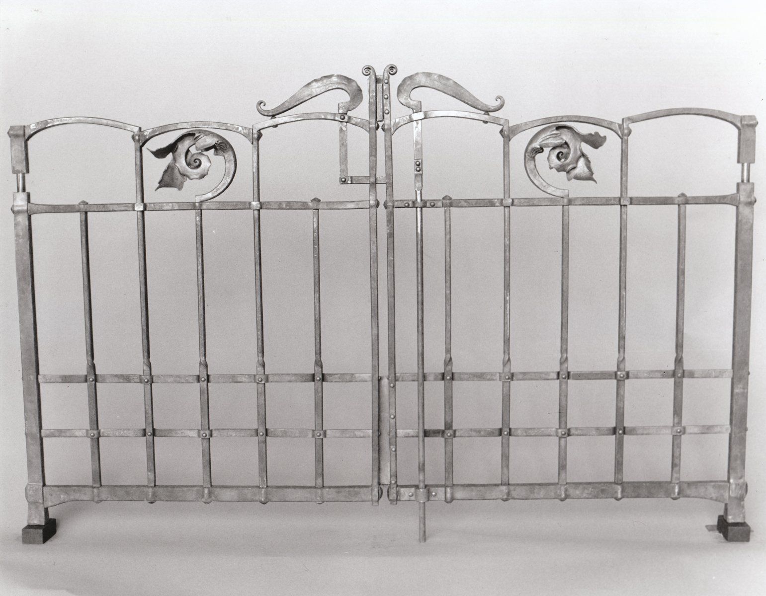 custom iron double gate