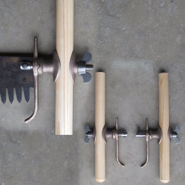 custom forged saw handles