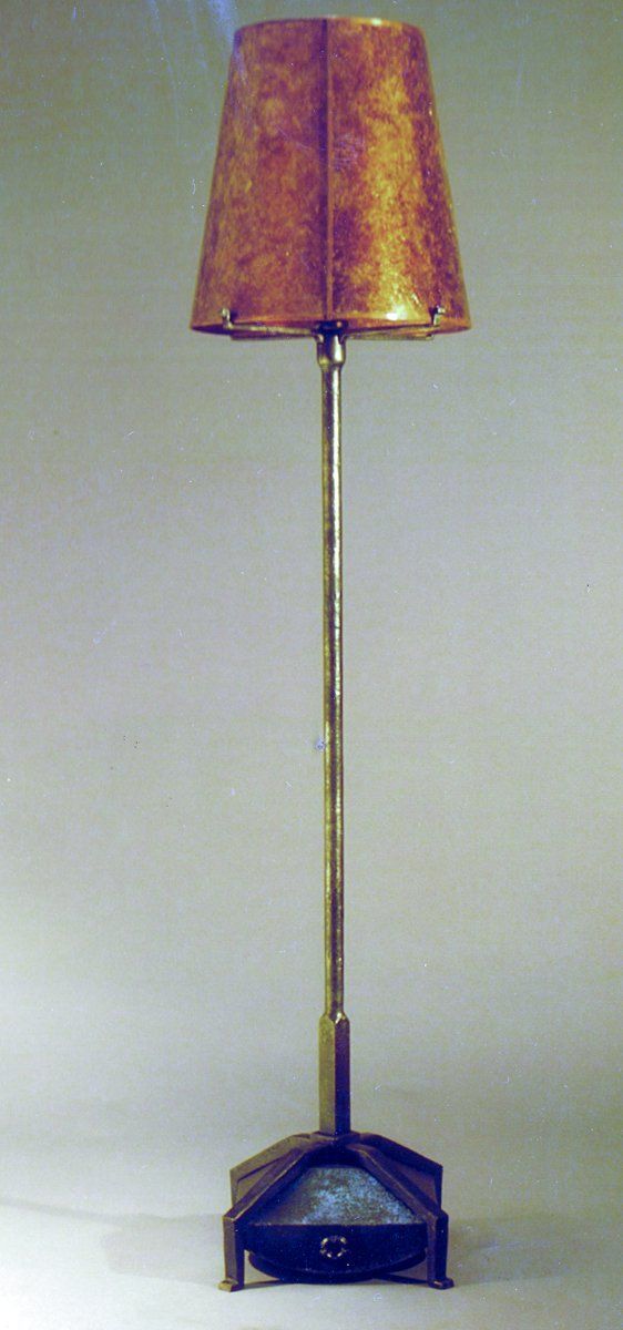 ironwork forged floor lamp
