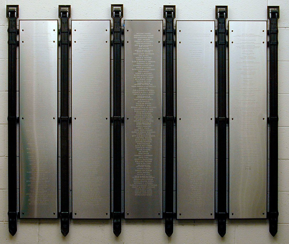 donor plaque made from forged iron