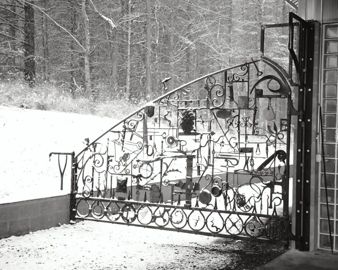 custom replica ironwork gate