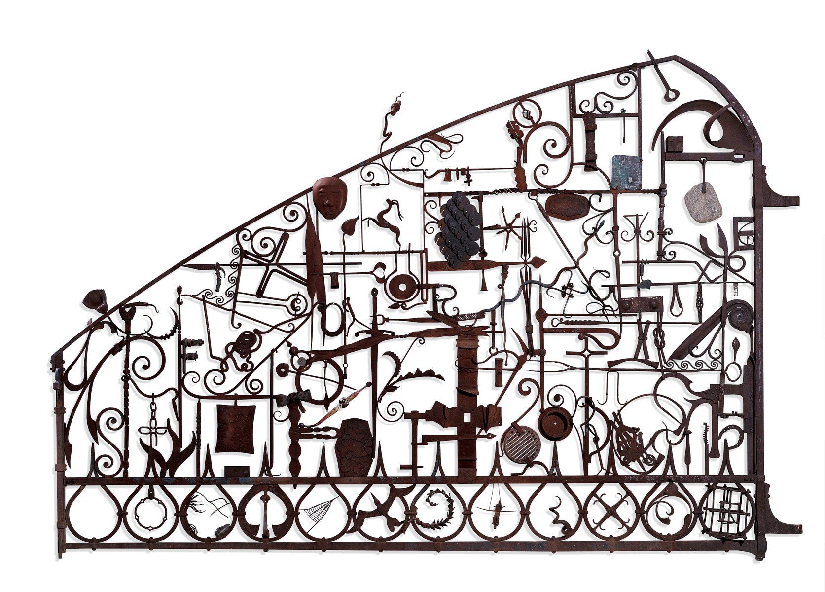custom replica ironwork gate detail
