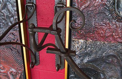 heritage hall forged iron work art piece