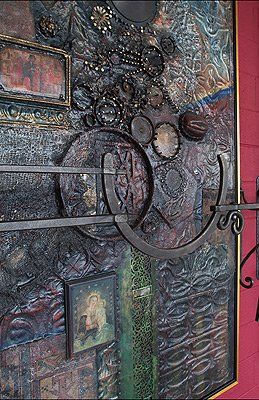 heritage hall iron work art piece detail