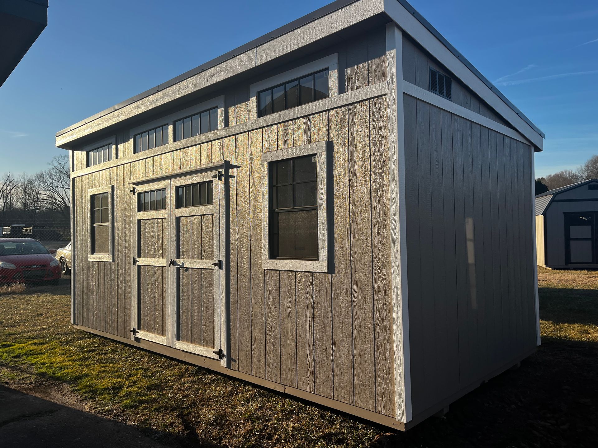 10x20 Modern Studio Shed High wall