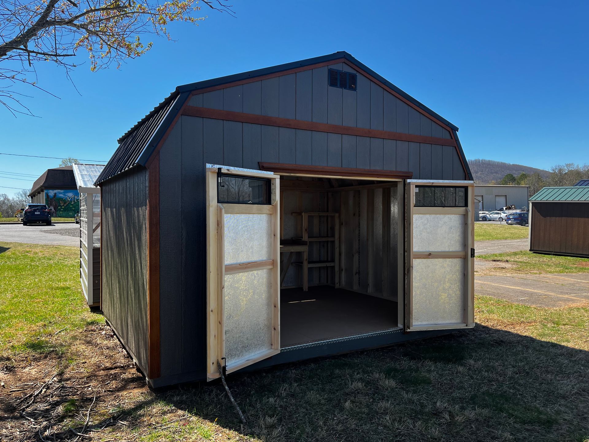 12x14 Lofted Shed Workshop