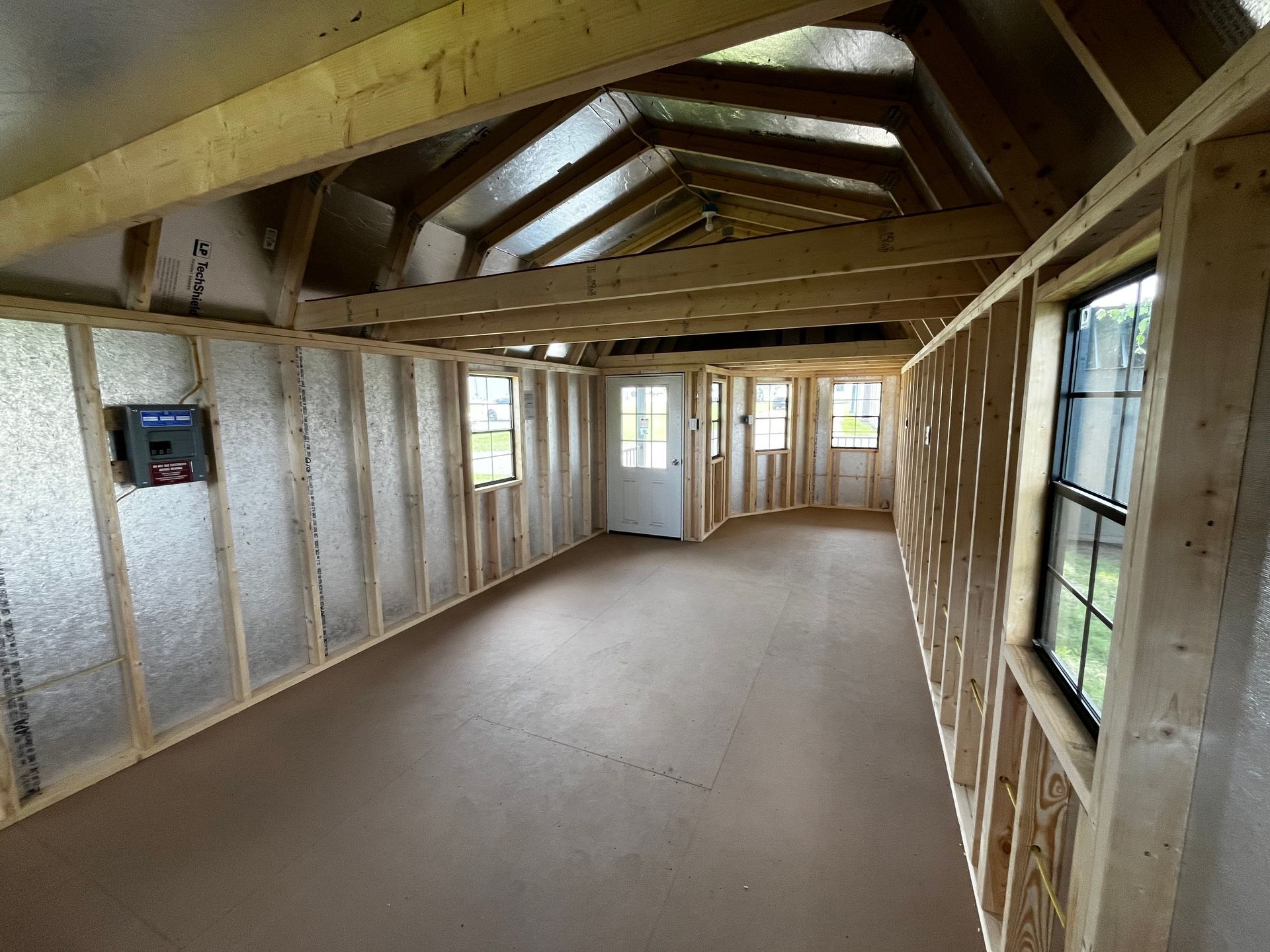 12x32 Luxury Lofted  Deluxe Porch