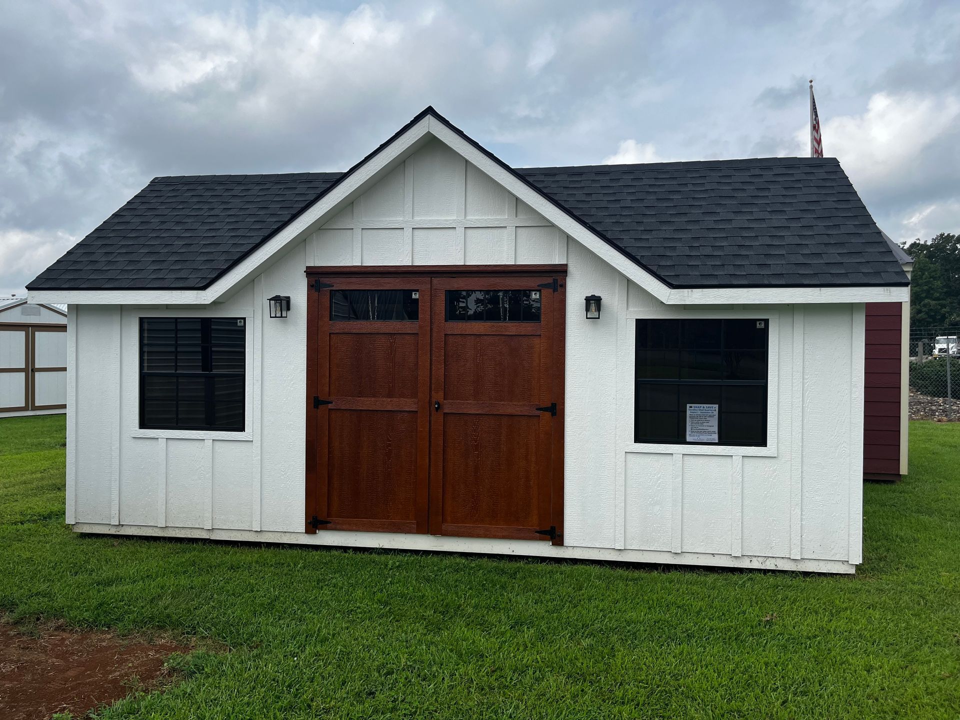 10x20 Dormer Shed (shingle roof) In Stock -Free local delivery