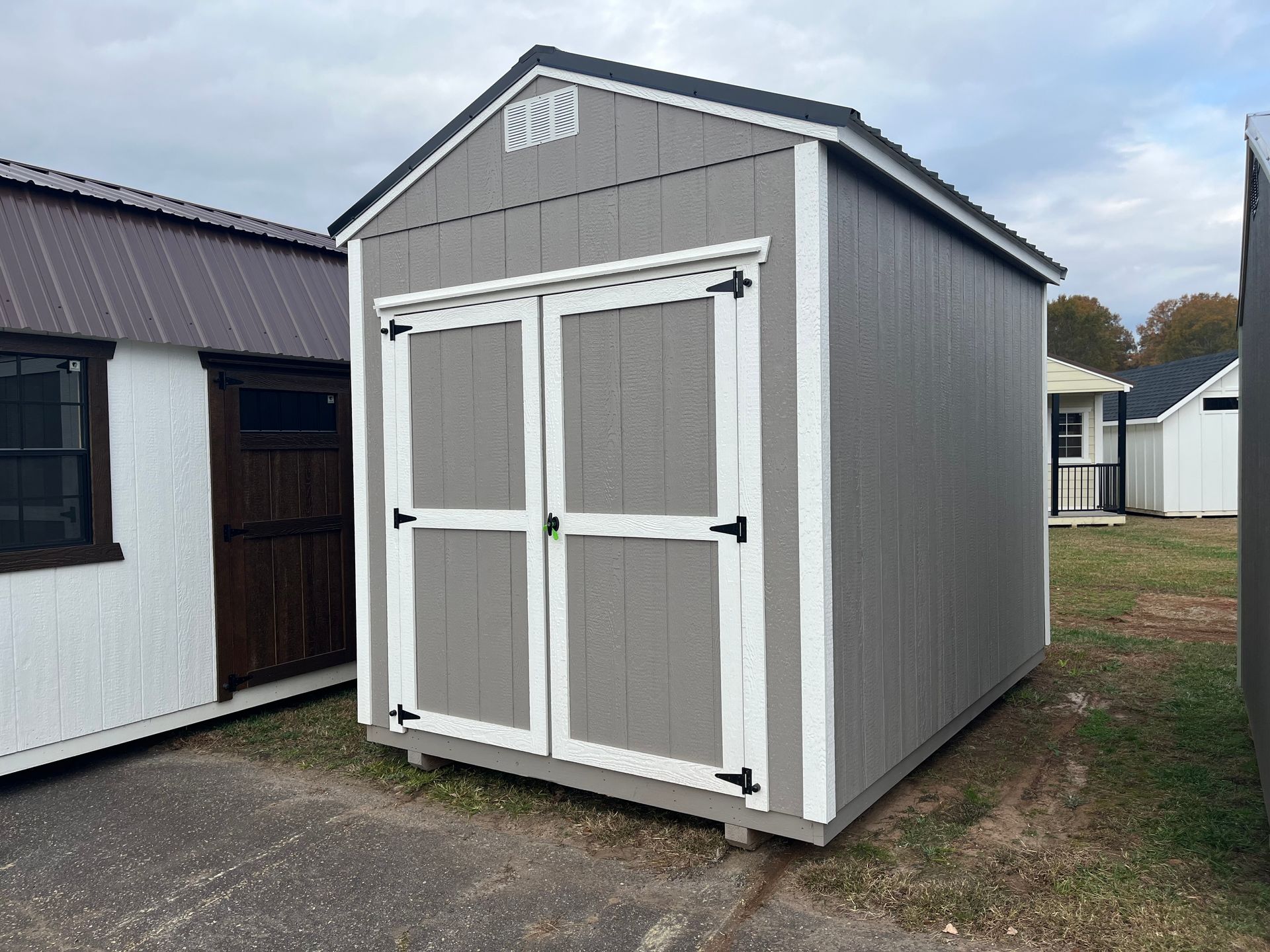 8x12 A Frame High wall, Shed w-Electric
