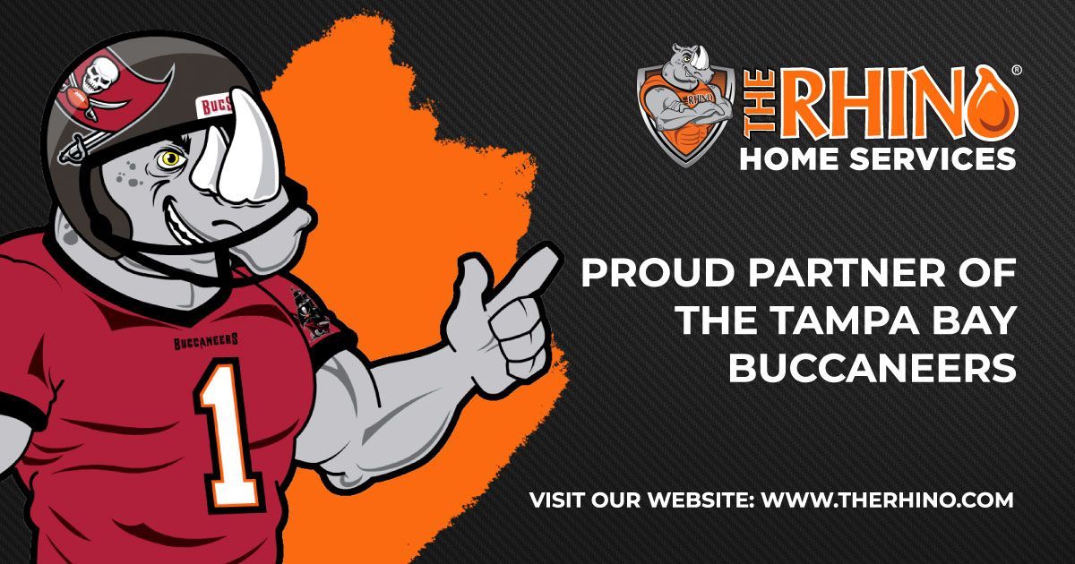 Rhino® Gutters & Tampa Bay Buccaneers - A Partnership