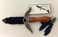 Blue Angel Feathered Athame — Wiccan Gifts in South Mackay, QLD