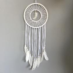 Dream Catcher white 02 — New Age Giftware in South Mackay, QLD