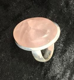Rose Quartz Ring 03 — Crystal Jewellery in South Mackay, QLD