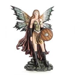 Fairy_Shieldmaiden_with_Spear — New Age Giftware in South Mackay, QLD