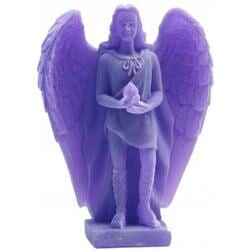 Archangel_Uriel_Statue_Frosted_Purple_138mm — New Age Giftware in South Mackay, QLD
