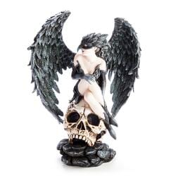 Black_Masked_Angel_with_Skull — New Age Giftware in South Mackay, QLD