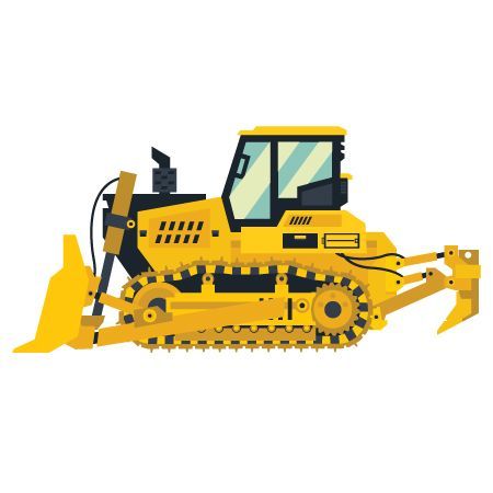 Bulldozer Icon — Honolulu, HI — David Yamada, LLC
