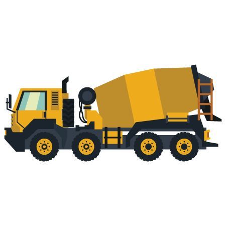 Concrete Mixer Icon — Honolulu, HI — David Yamada, LLC