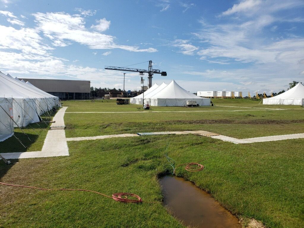 Shelter for the first responders during emergency and disaster relief.