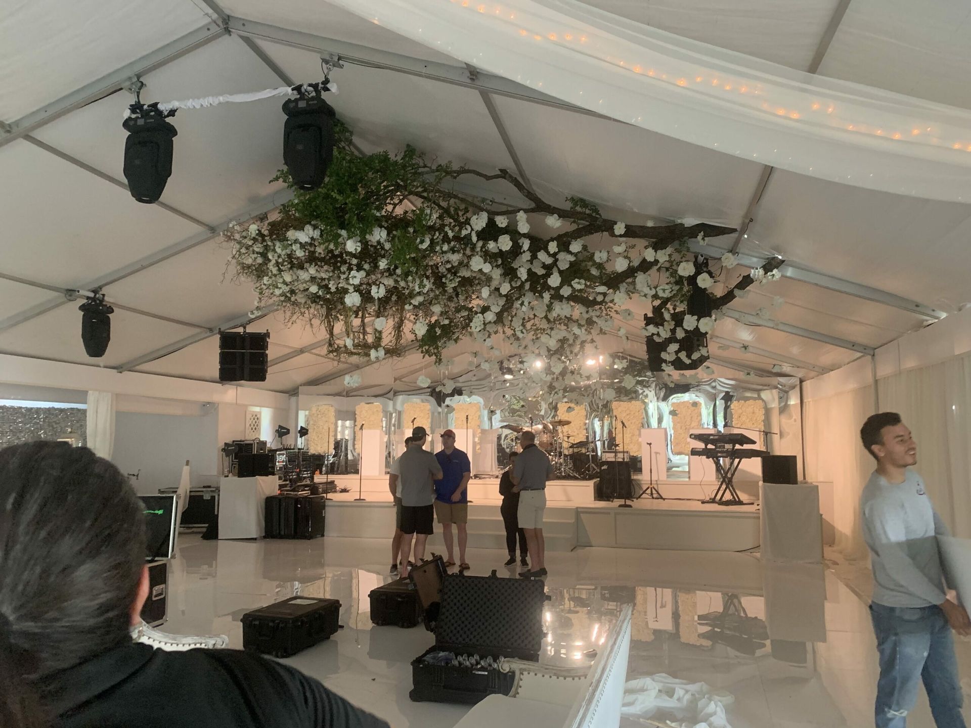 High profile event tent.