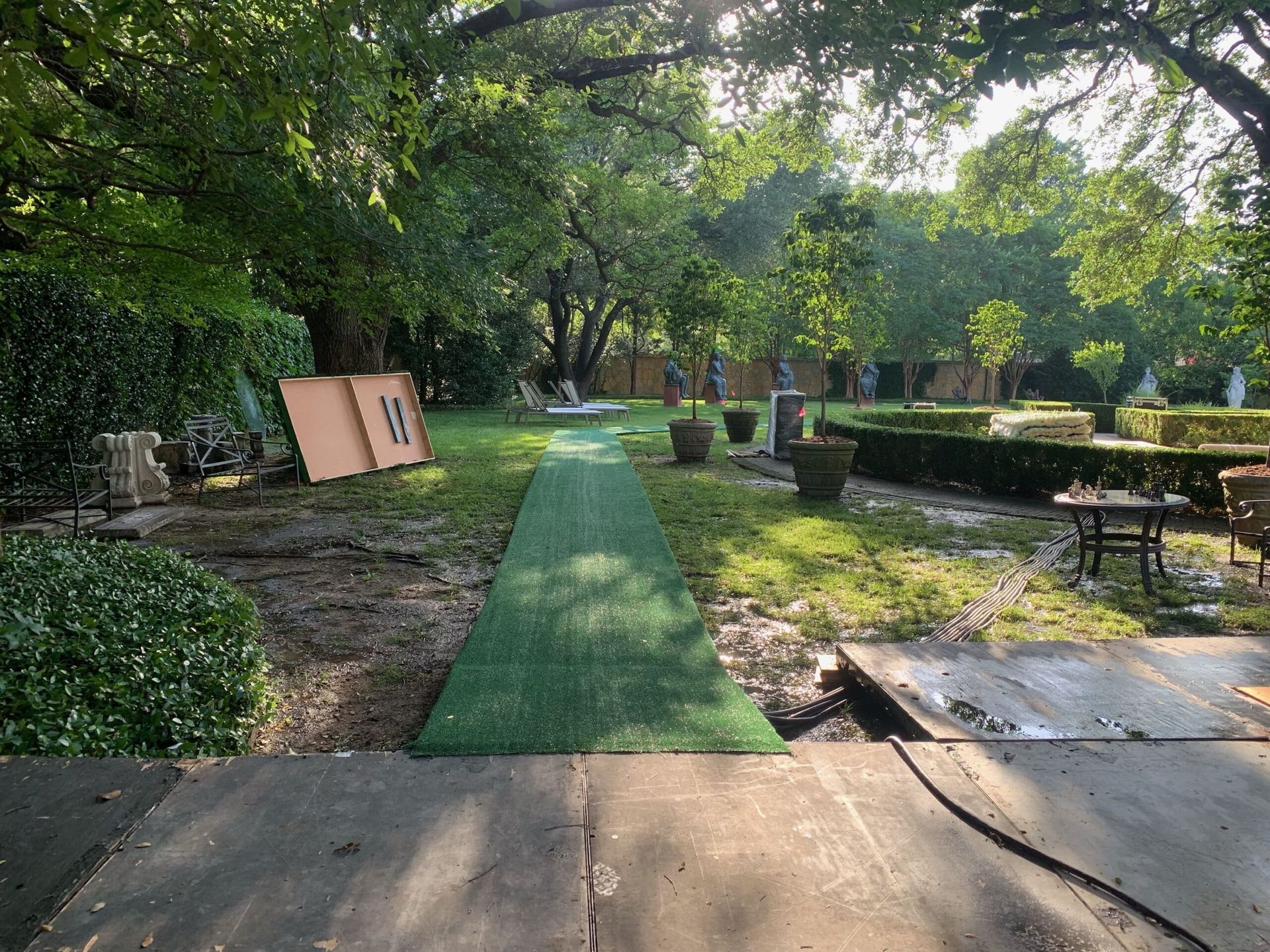 Dallas hope high profile wedding setupe high profile wedding setup