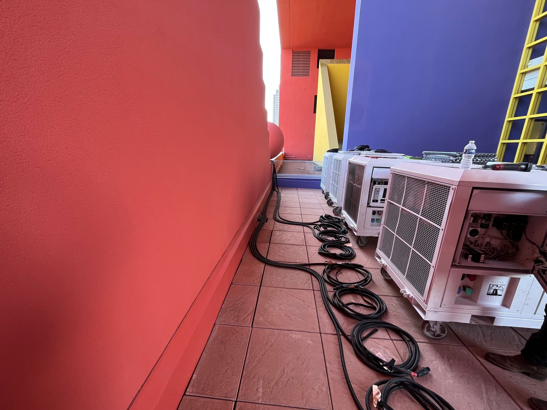 Rooftop Temporary hvac.