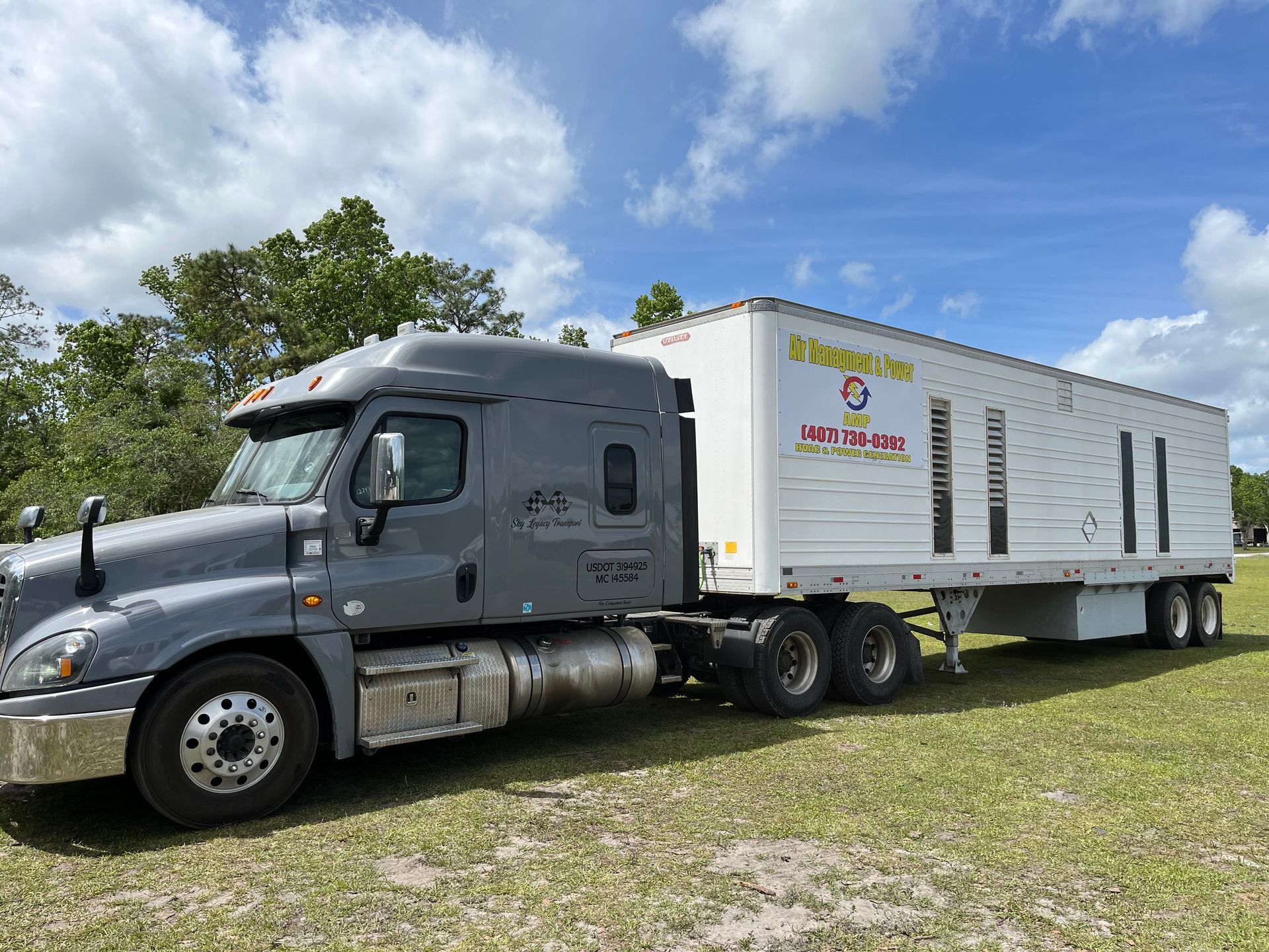 Five hundred kilowatt towable generator